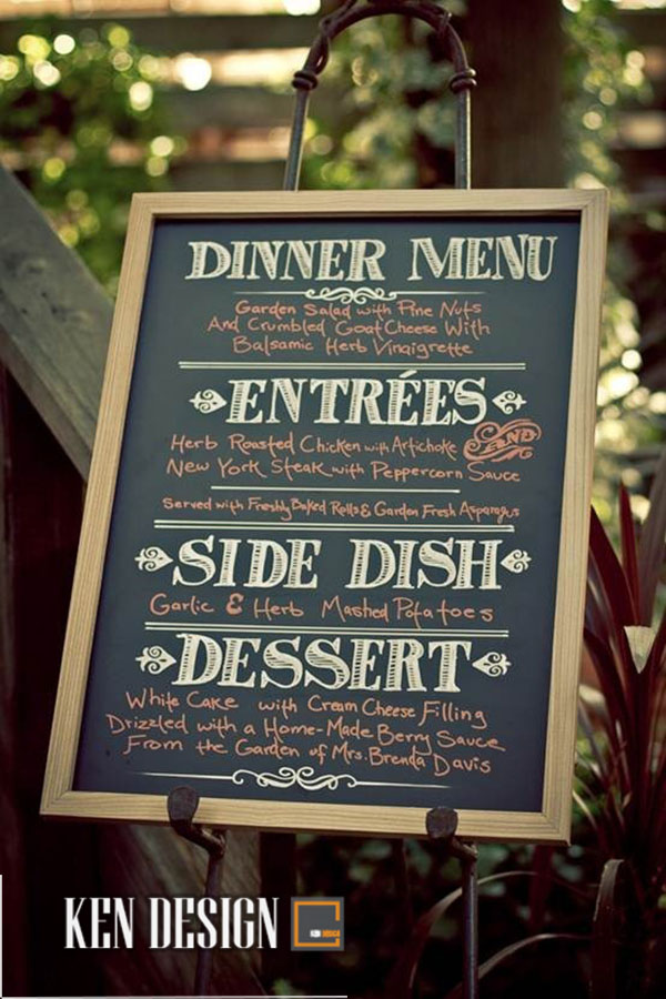 Menu quán trà sữa